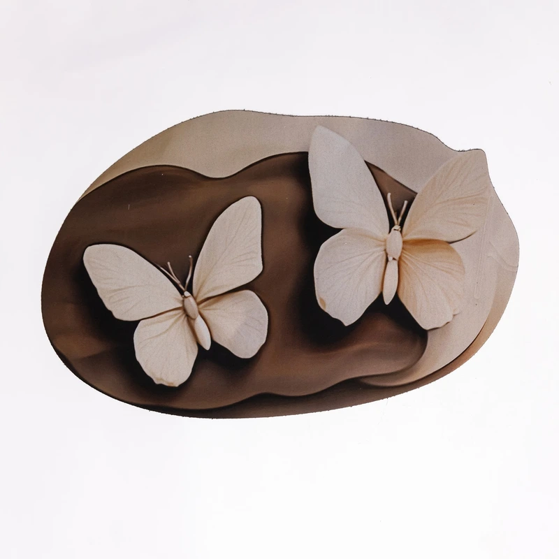 Килимок для ванної кімнати з 3D-ефектом Hover Bloom 38*58 см діатомітовий Коричневий HP-42-37