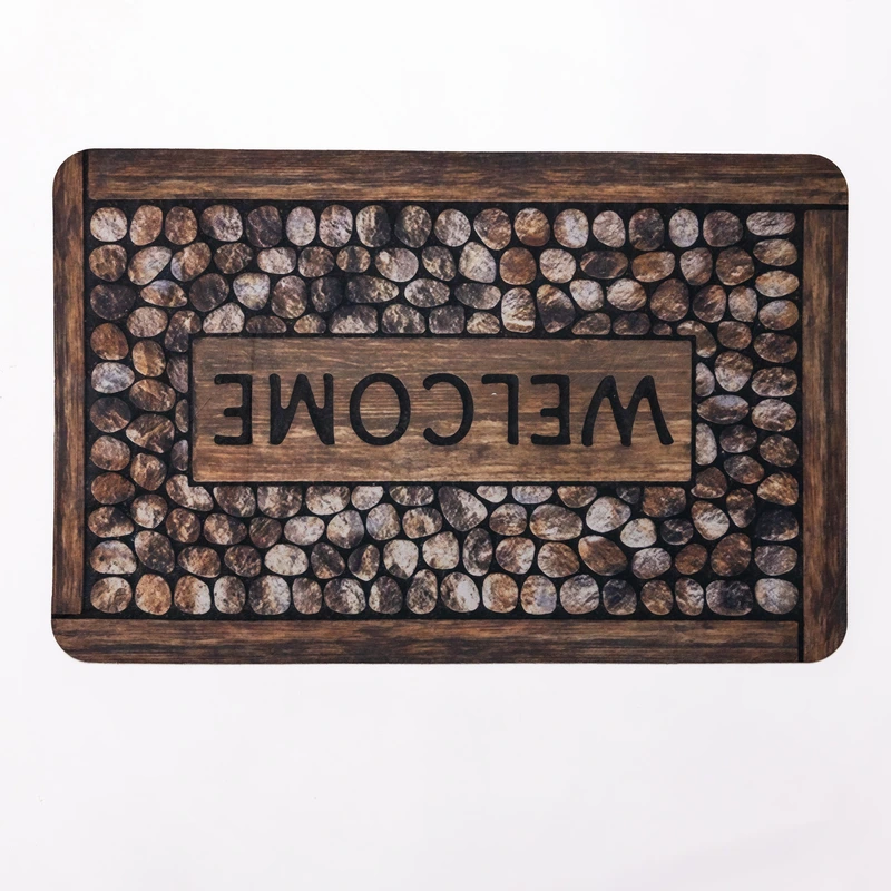 Килимок придверний Vertical Welcome 58*38 см діатомітовий HP-42-41 — Jiamat