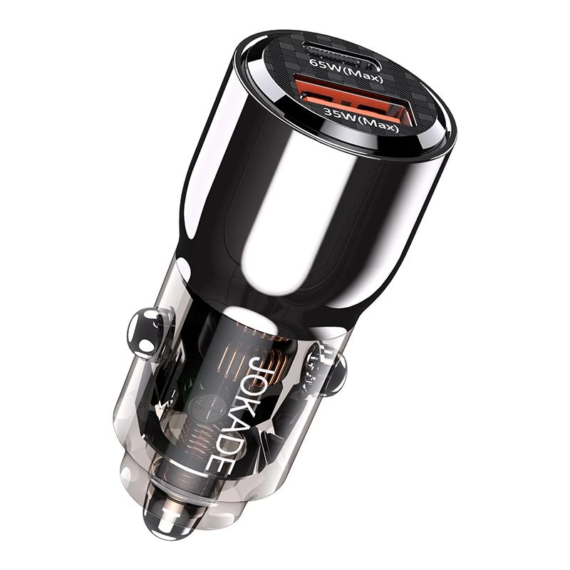Автомобільний зарядний пристрій Jokade JH025 (USB/USB-C/100W)-  чорний — Jokade