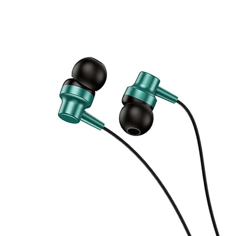 Навушники з мікрофоном Jokade JD016 EarPhone (3.5мм)- зелений