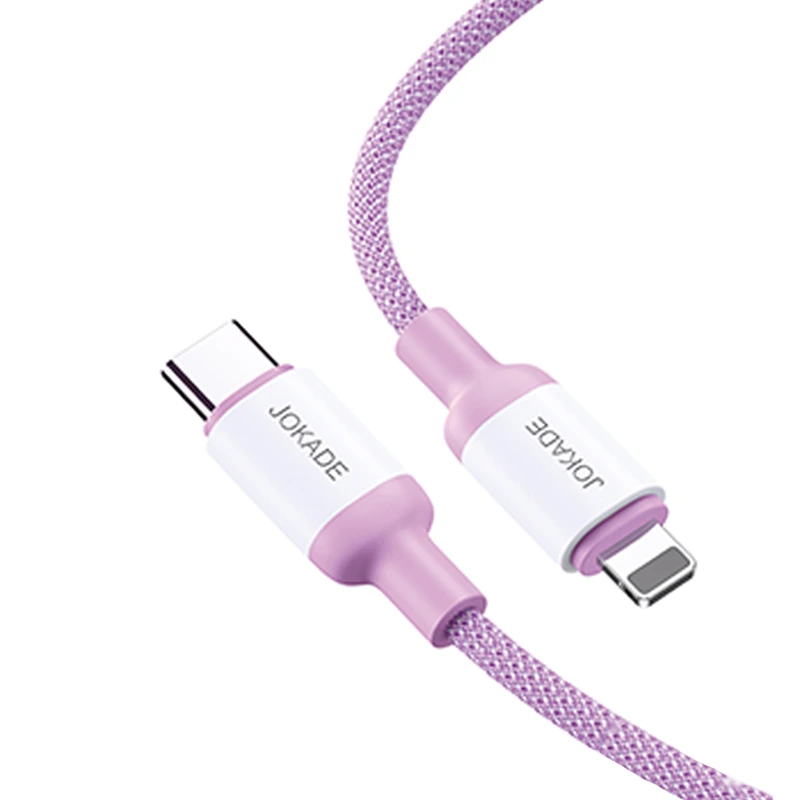 Кабель Jokade JA014 PD Type-C – Lightning 20W/1м- фіолетовий — Jokade