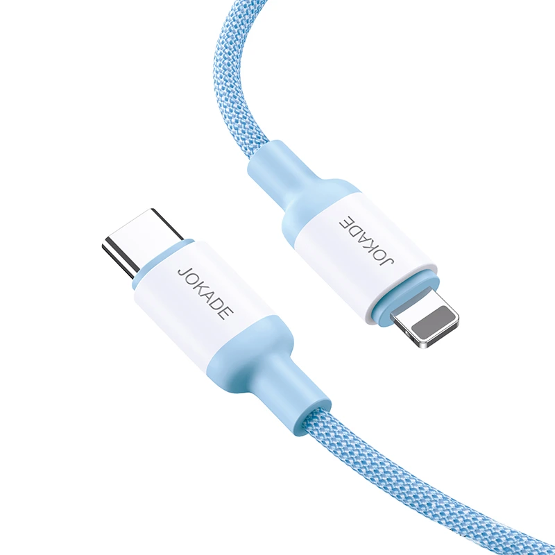 Кабель Jokade JA014 PD Type-C – Lightning 20W/1м- синій — Jokade