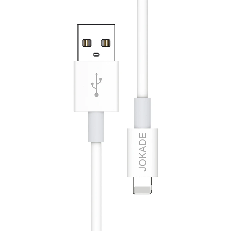 Кабель Jokade JA016 USB – Lightning 5A/1м- білий — Jokade
