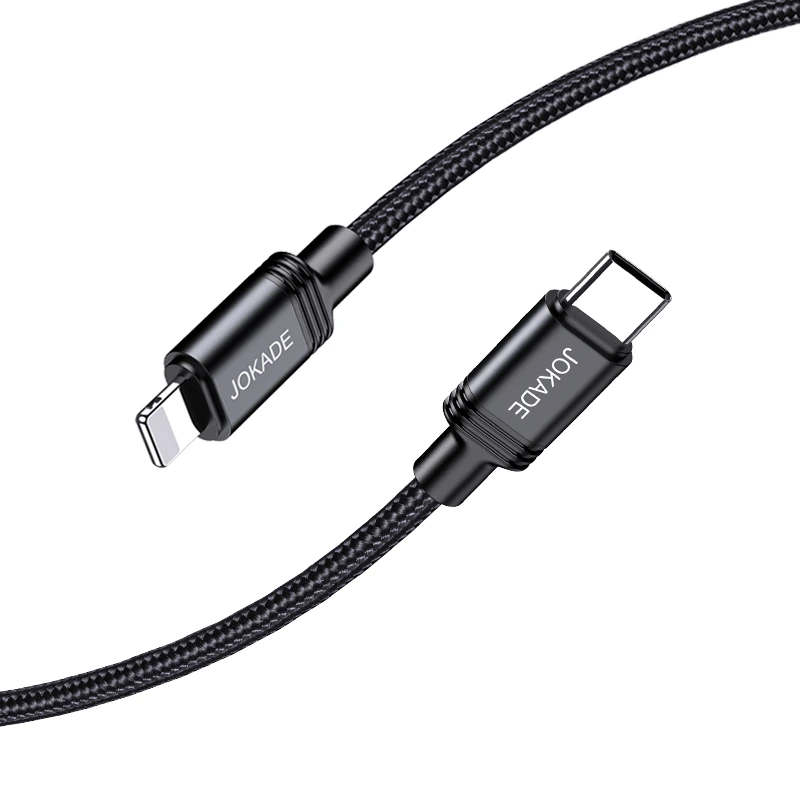 Кабель Jokade JA041 PD Type-C – Lightning 30W/2м- чорний — Jokade