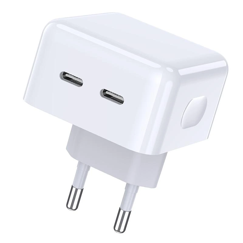 Мережевий зарядний пристрій Jokade JB039 (2USB-C/40W)- білий — Jokade