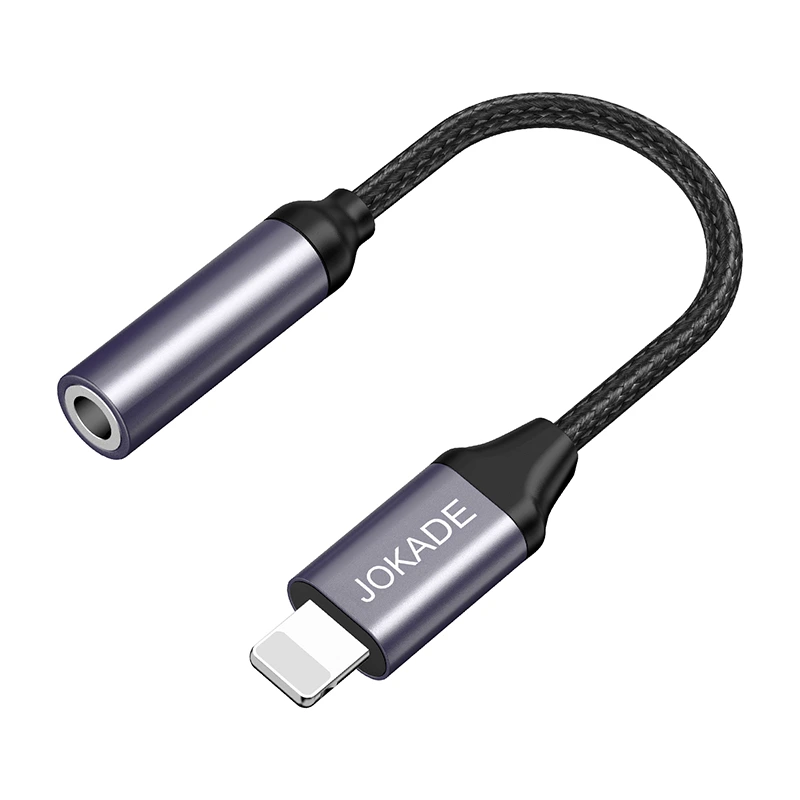 Перехідник Jokade JC001 AUX – Lightning- чорний — Jokade