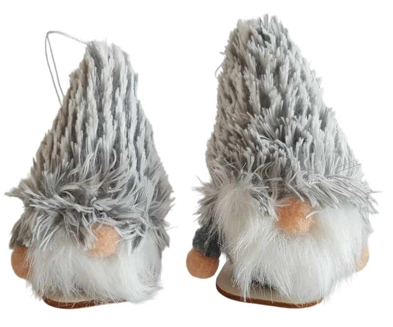 Набір новорічних прикрас Jumi "Гноми", 2шт, текстиль