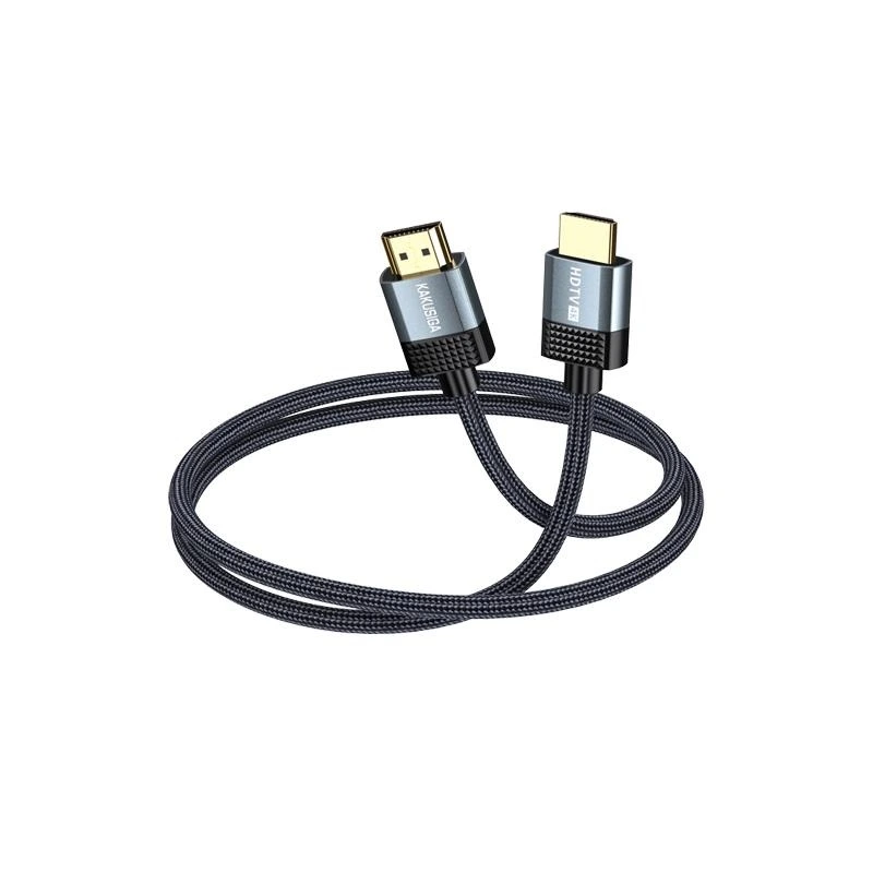 Кабель HDMI – HDMI 4K Kakusiga KSC-983 HDTV 2.0 (1м)- чорний — Kakusiga