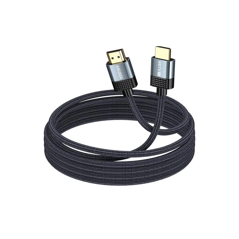 Кабель HDMI – HDMI 4K Kakusiga KSC-983 HDTV 2.0 (3м)- чорний — Kakusiga