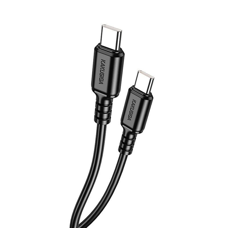 Кабель Kakusiga KSC-982 Type-C - Type-C 60W- чорний — Kakusiga