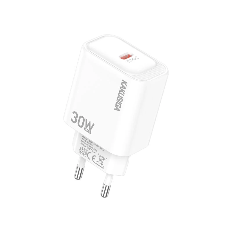 Мережевий зарядний пристрій Kakusiga KSC-1659 (USB-C/30W)- білий