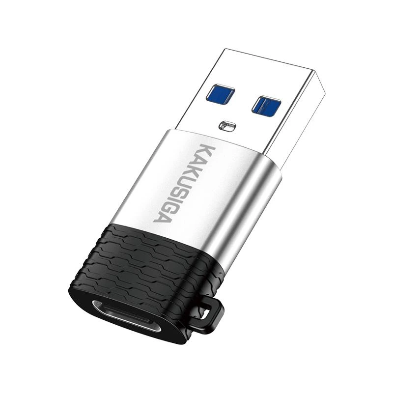Перехідник Kakusiga KSC-1421 USB Male -  Type-C Female- чорний — Kakusiga