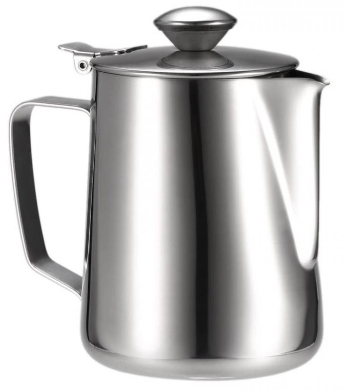 Молочник Kamille 600мл із нержавіючої сталі з кришкою