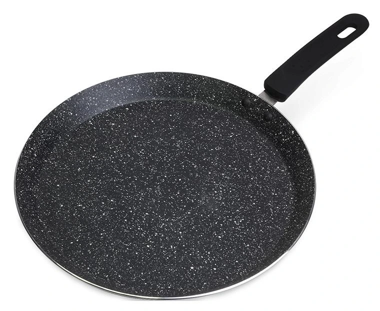Сковорода для млинців Kamille Crepe Pan Marble Ø26см з мармуровим покриттям