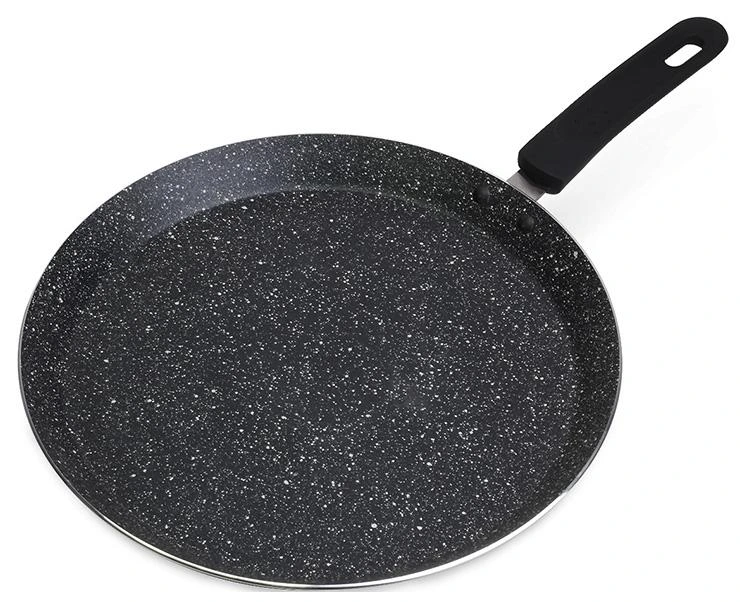 Сковорода для млинців Kamille Crepe Pan Marble Ø28см з мармуровим покриттям