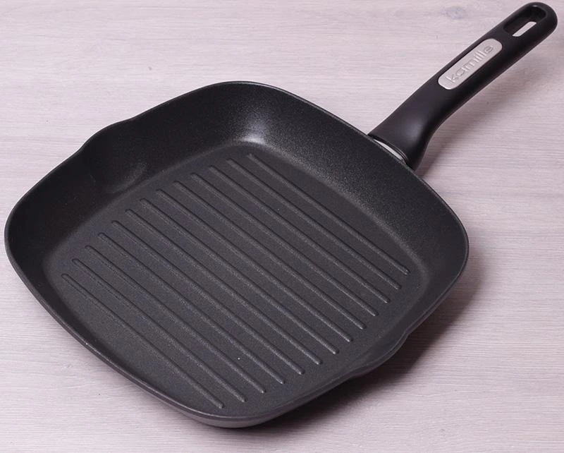 Сковорода-гриль Kamille Philippi 28х28см з антипригарним покриттям ILAG