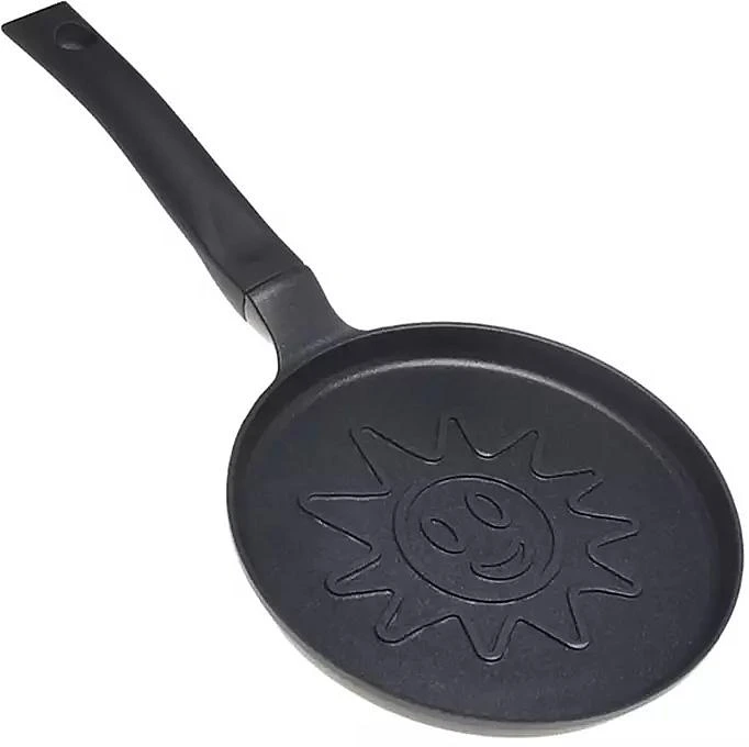 Сковорода млинцева індукційна Kamille "Сонечко" Ø18см з антипригарним покриттям