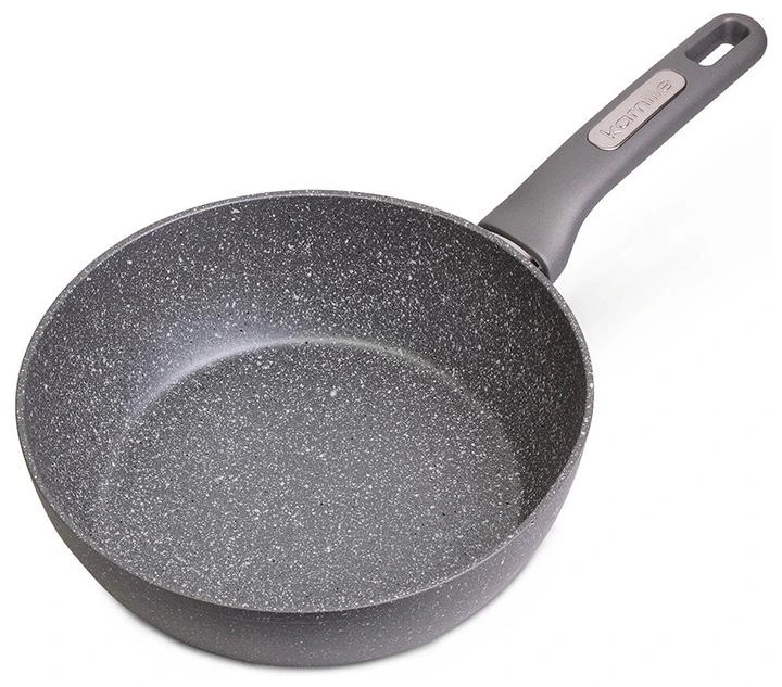 Сковорода-сотейник Kamille Granite Ø28см з гранітним антипригарним покриттям — Kamille