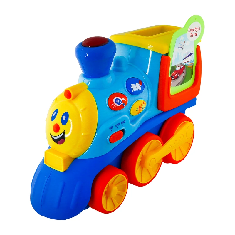 Інтерактивна двомовна іграшка KIDDI SMART – ПОТЯГ СМАРТІ (українська та англійська) — KIDDI SMART