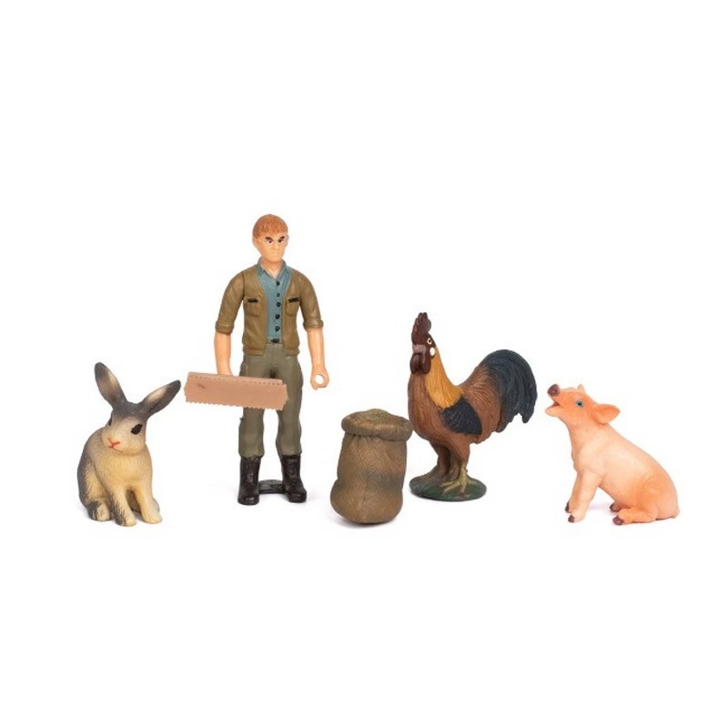 Дитячий іграшковий набір "Ферма" Q9899-T7_5 свинка, півник, кролик