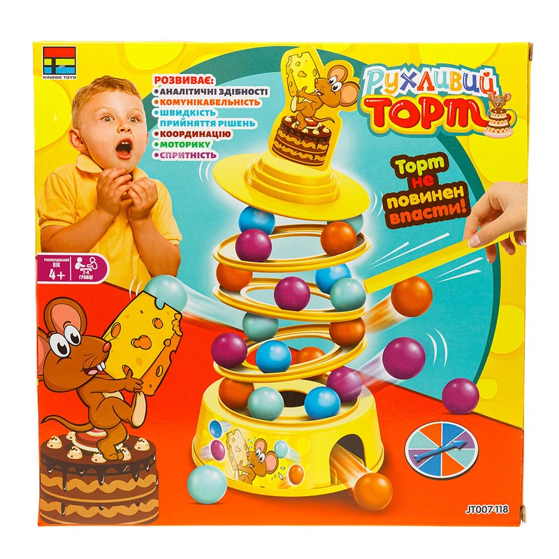 Настільна гра Kingso Toys 'Рухливий торт'