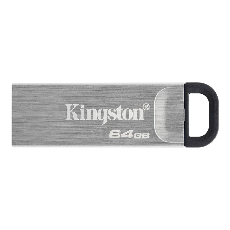 Флеш-накопичувач Kingston USB 3.2 DT Kyson 64GB Silver/Black — Kingston