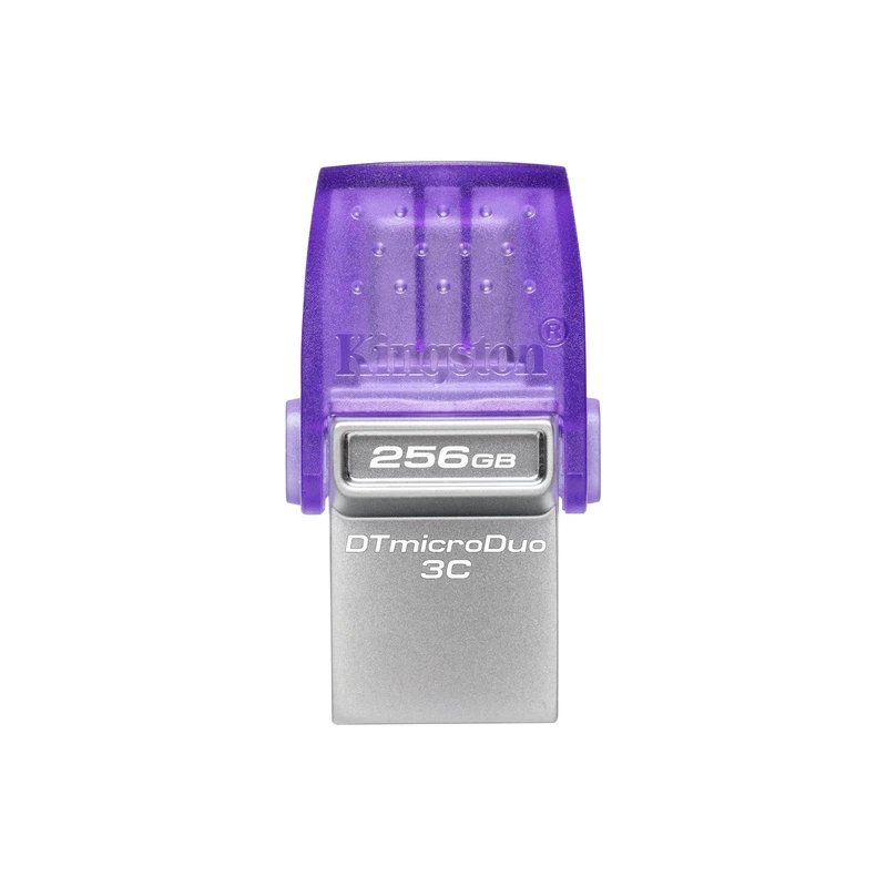 Флеш-накопичувач Kingston USB 3.2 DT microDuo 3C 256GB (Type-A/Type-C) (200Mb/s) — Kingston