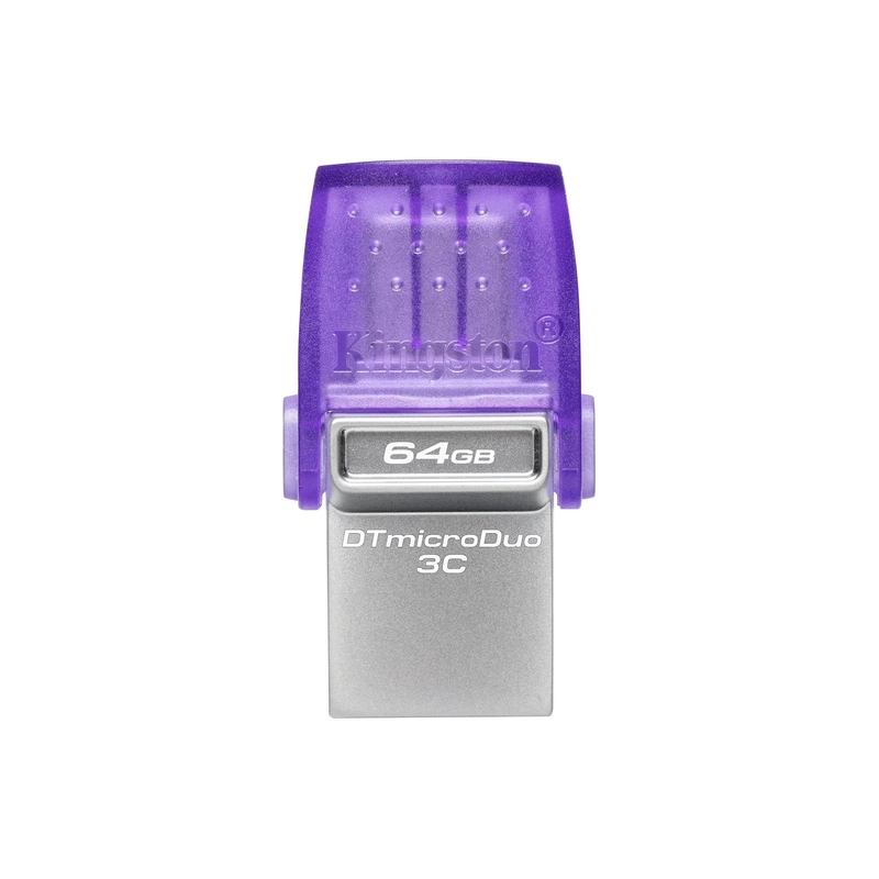Флеш-накопичувач Kingston USB 3.2 DT microDuo 3C 64GB (Type-A/Type-C) (200Mb/s) — Kingston