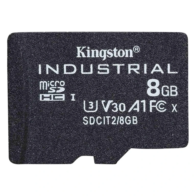 Карта пам'яті microSDHC (UHS-1 U3) Kingston Industrial 8Gb class 10 V30 А1