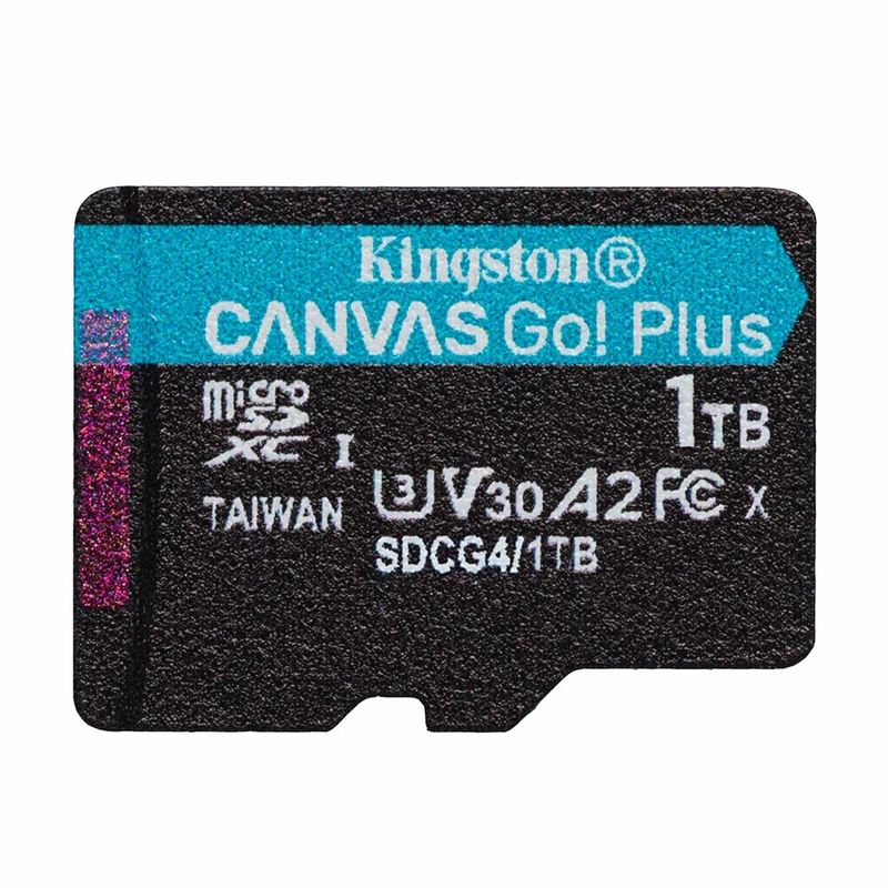 Карта пам'яті microSDXC (UHS-1 U3) Kingston Canvas Go! Plus 1Tb class 10 A2 V30 (R200MB/s, W-160MB/s) — Kingston