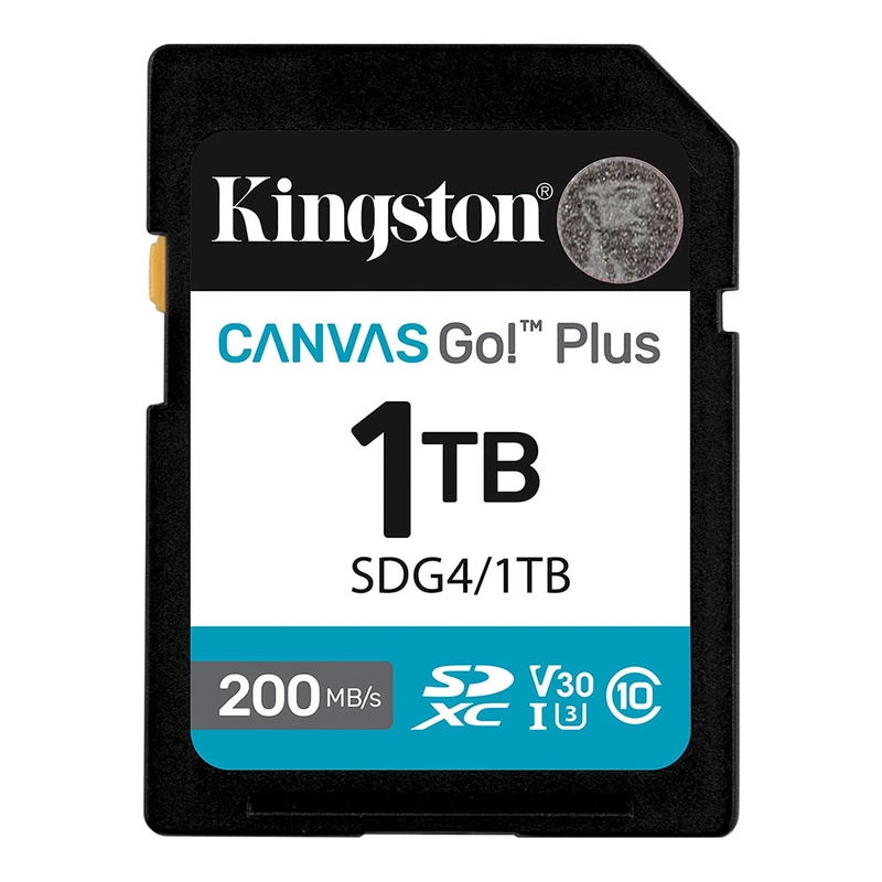 Карта пам'яті SDXC (UHS-1 U3) Kingston Canvas Go! Plus 1Tb class 10 A2 V30 (R200MB/s, W160MB/s) — Kingston