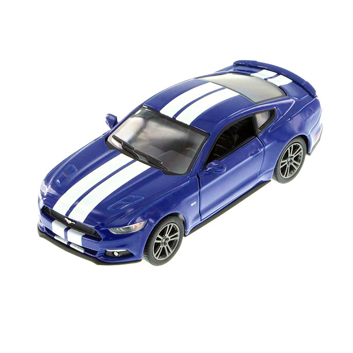 Дитяча модель машинки Ford Mustang GT (2015) Kinsmart KT5386FW, 1:38  Blue