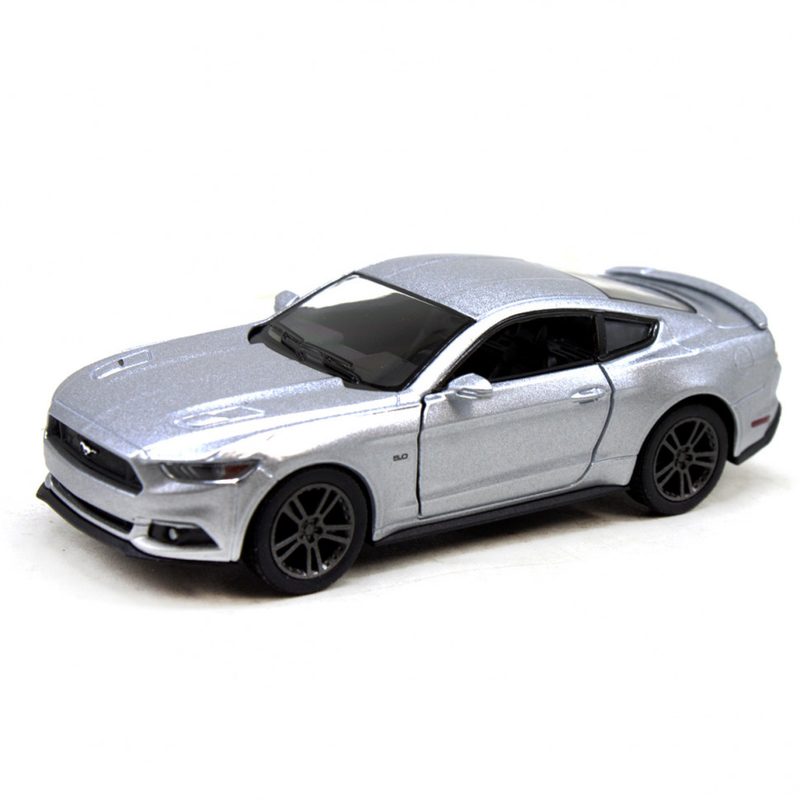 Колекційна іграшкова машинка FORD MUSTANG GT KT5386W інерційна  Silver