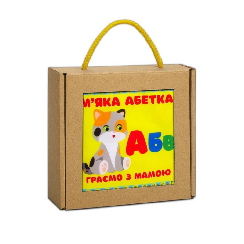 М'яка книжка-шуршалка "М'яка абетка" 823476 — Книжковий хмарочос