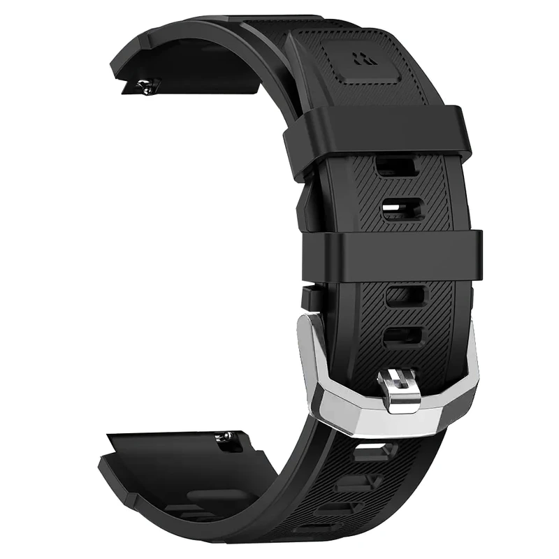 Ремінець для годинника Kospet Tank T3/T3 Ultra Black-Silver — Kospet