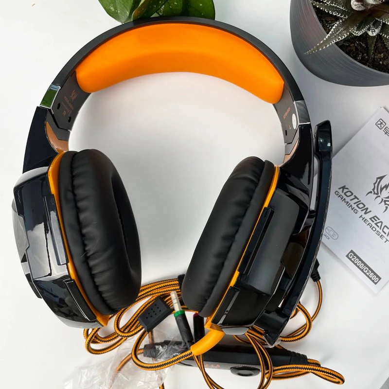 Ігрові навушники Kotion Each G2000 (Помаранчеві)