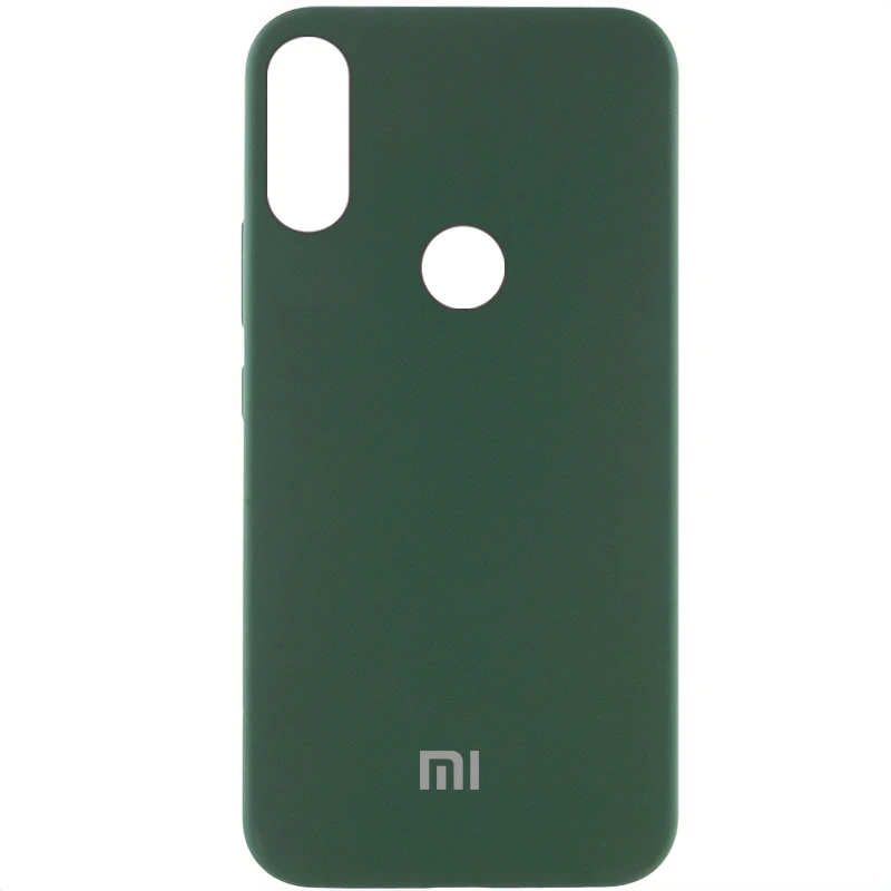 Чохол Silicone Cover Lakshmi (AAA) with logo для Xiaomi Redmi Note 7 / Note 7 Pro / Note 7s Зелений / Cyprus Green