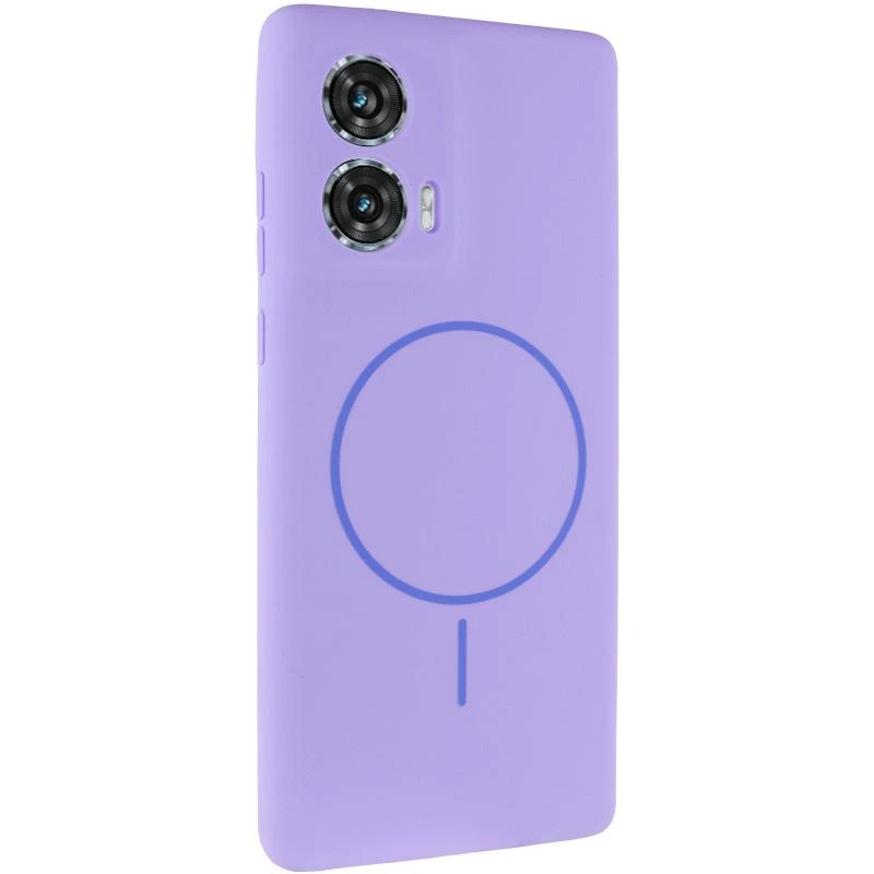 Чохол Silicone Cover Lakshmi Full Camera (AA) with MagFit для Motorola Edge 50 Fusion Білий / White