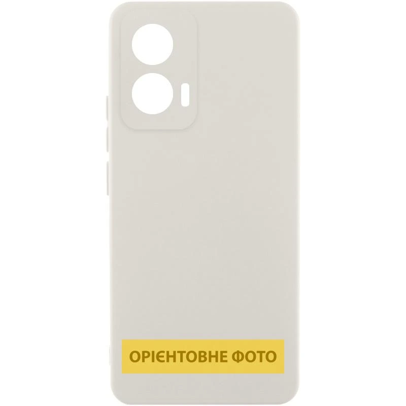 Чохол Silicone Cover Lakshmi Full Camera (AAA) для Motorola Moto G35 Темно-синій / Midnight blue