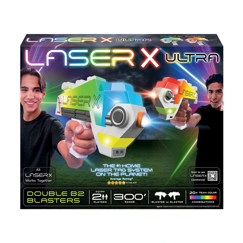 Ігровий набір для лазерних боїв - LASER X ULTRA ДЛЯ ДВОХ ГРАВЦІВ — Laser X