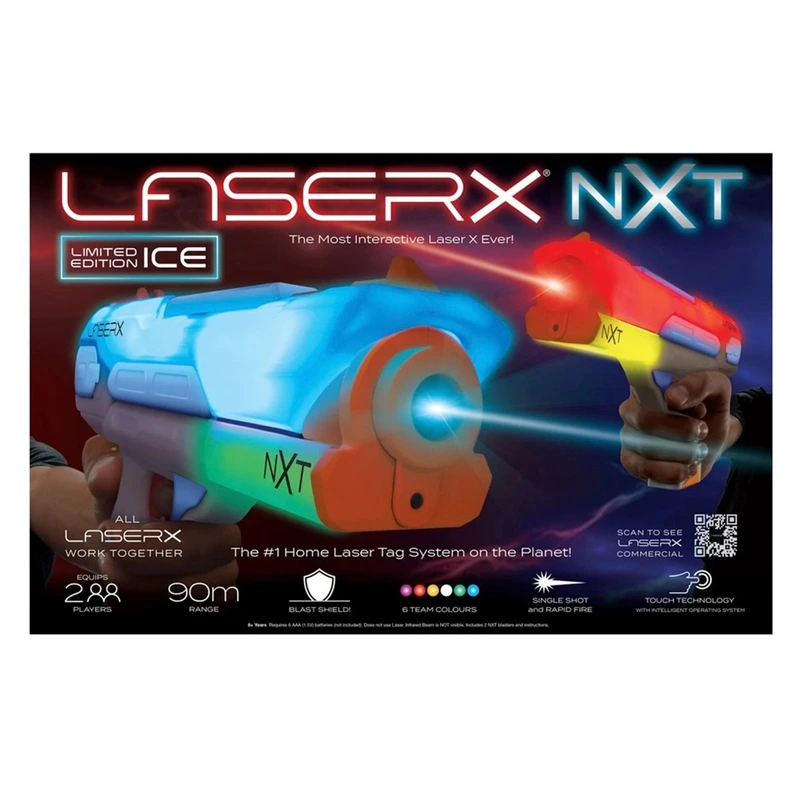 Ігровий набір для лазерних боїв - LASER X NXT ДЛЯ ДВОХ ГРАВЦІВ — Laser X