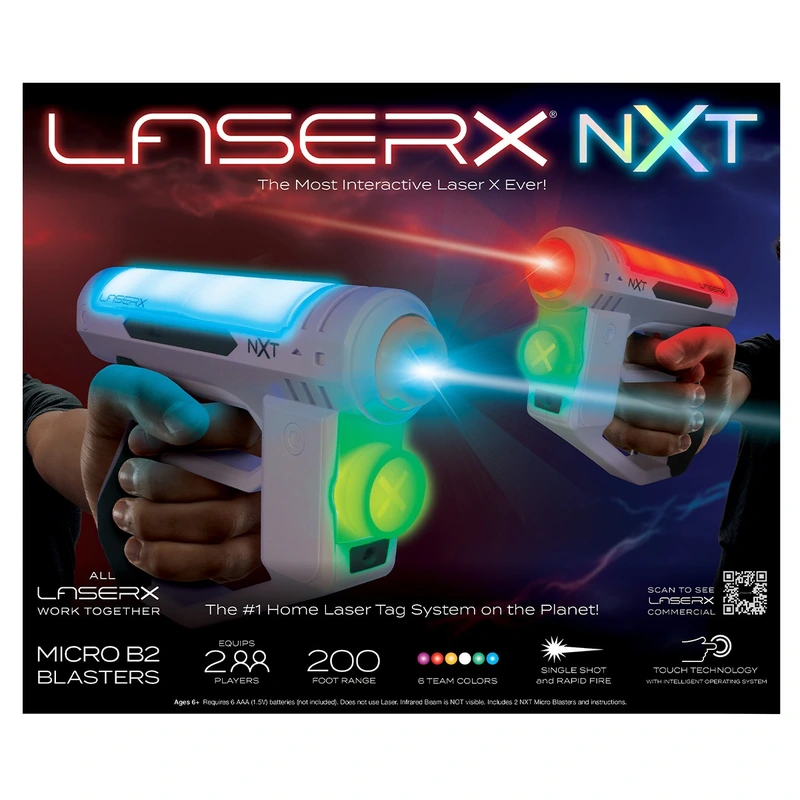 Набір для лазерних боїв – LASER X NXT MICRO ДЛЯ ДВОХ ГРАВЦІВ
