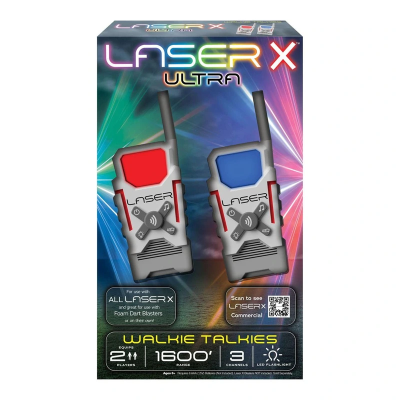 Набір іграшкових рацій - LASER X ULTRA ДЛЯ ДВОХ ГРАВЦІВ — Laser X