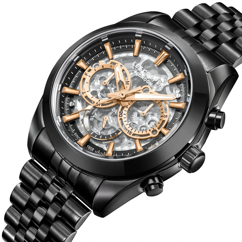 Чоловічий механічний годинник Lee Cooper Deluxe Mechanical