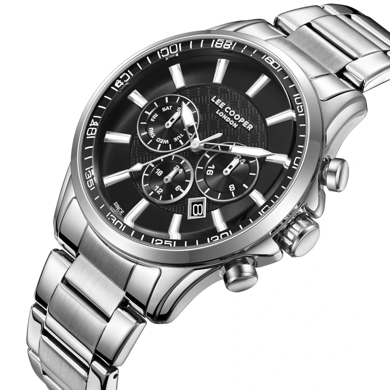 Чоловічий водостійкий годинник Lee Cooper SuperMetal