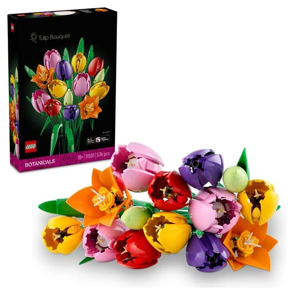 Конструктор LEGO Botanicals Букет тюльпанів 576 Деталей (11501)