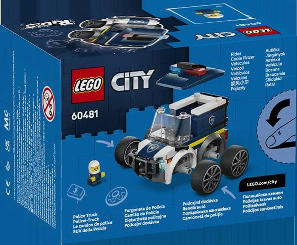 Конструктор LEGO City Автівки — Поліцейська вантажівка 71 Деталь (60481)