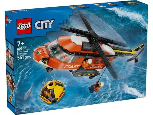 Конструктор LEGO City Гелікоптер берегової охорони 551 Деталь ( 60503 )