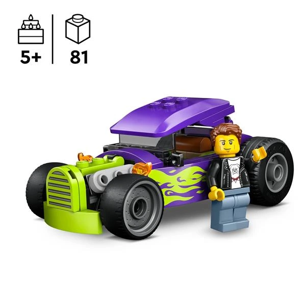 Конструктор LEGO City Хотрод 81 Деталь (60485)