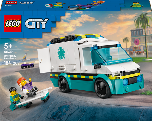 Конструктор LEGO City Швидка допомога 184 деталі (60451)
